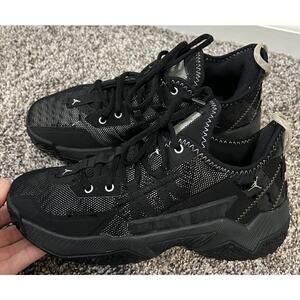 Air Jordan One Take II (GS) black metallic silver boys size 5Y